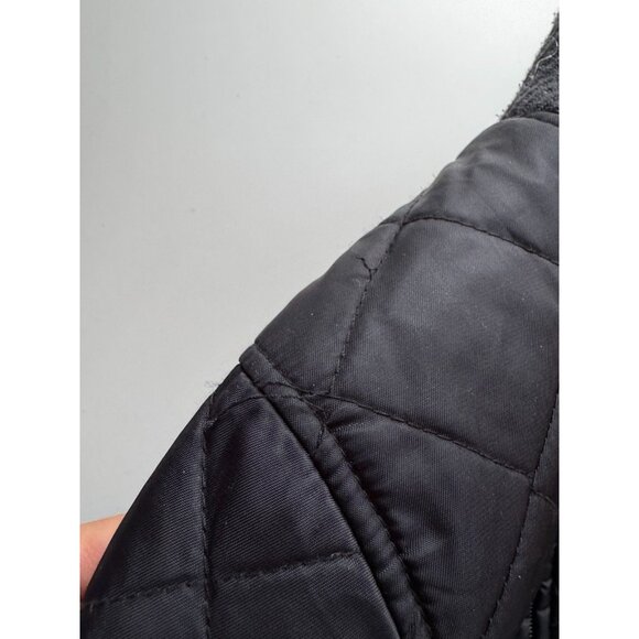 Kids' AIR JORDAN Black Quilted Bomber Jacket, Size M (10-12) - Picture 8 of 14